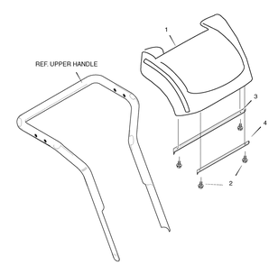 Control Panel Diagram and Parts List for 6271200X113A (18-2830-38  AN927)(2007) Briggs and Stratton Snow Blower